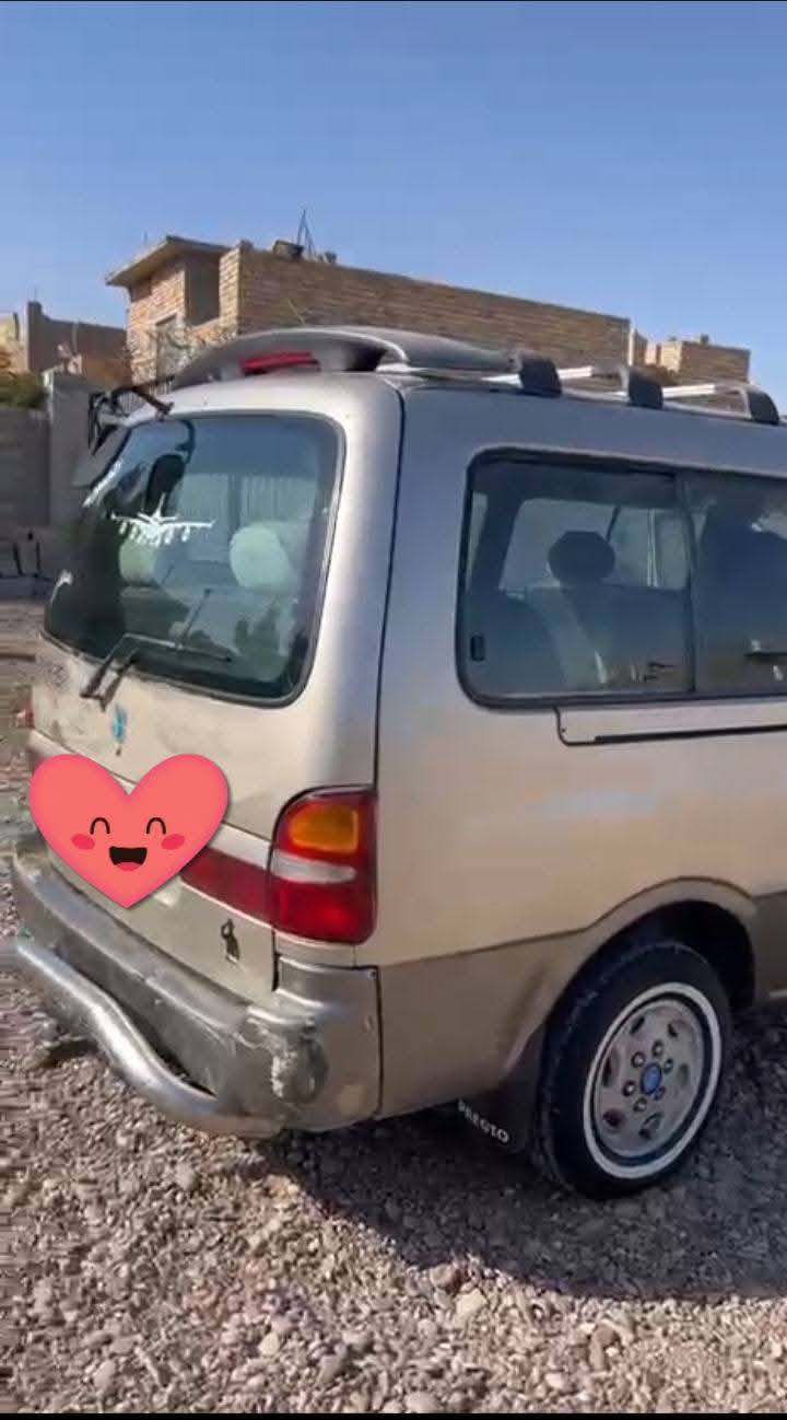 السلام عليكم كيا بريجو للبيع موديل 98 رقم بغداد انكليزي كشنات جديده مكينه3000 بيها بخار جواه تخم تاير مصبوغه للجماليه مكان بغداد المعامل السعر 68 وبيها مجال رقم الهاتف ***********
