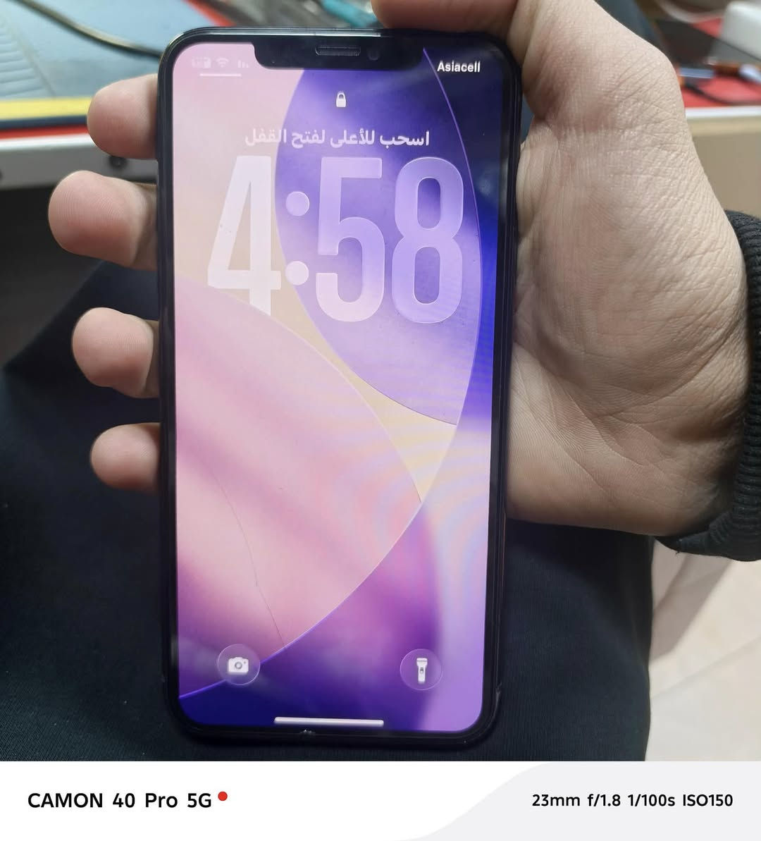 السلام عليكم 11Pro max ذاكرة 256 البطارية ٧١ الجهاز مكفول ملاحظة فقط الظهر بي كسور سعر الجهاز 300 مكاني مدينه الصدر الاورفلي رقمي***********
