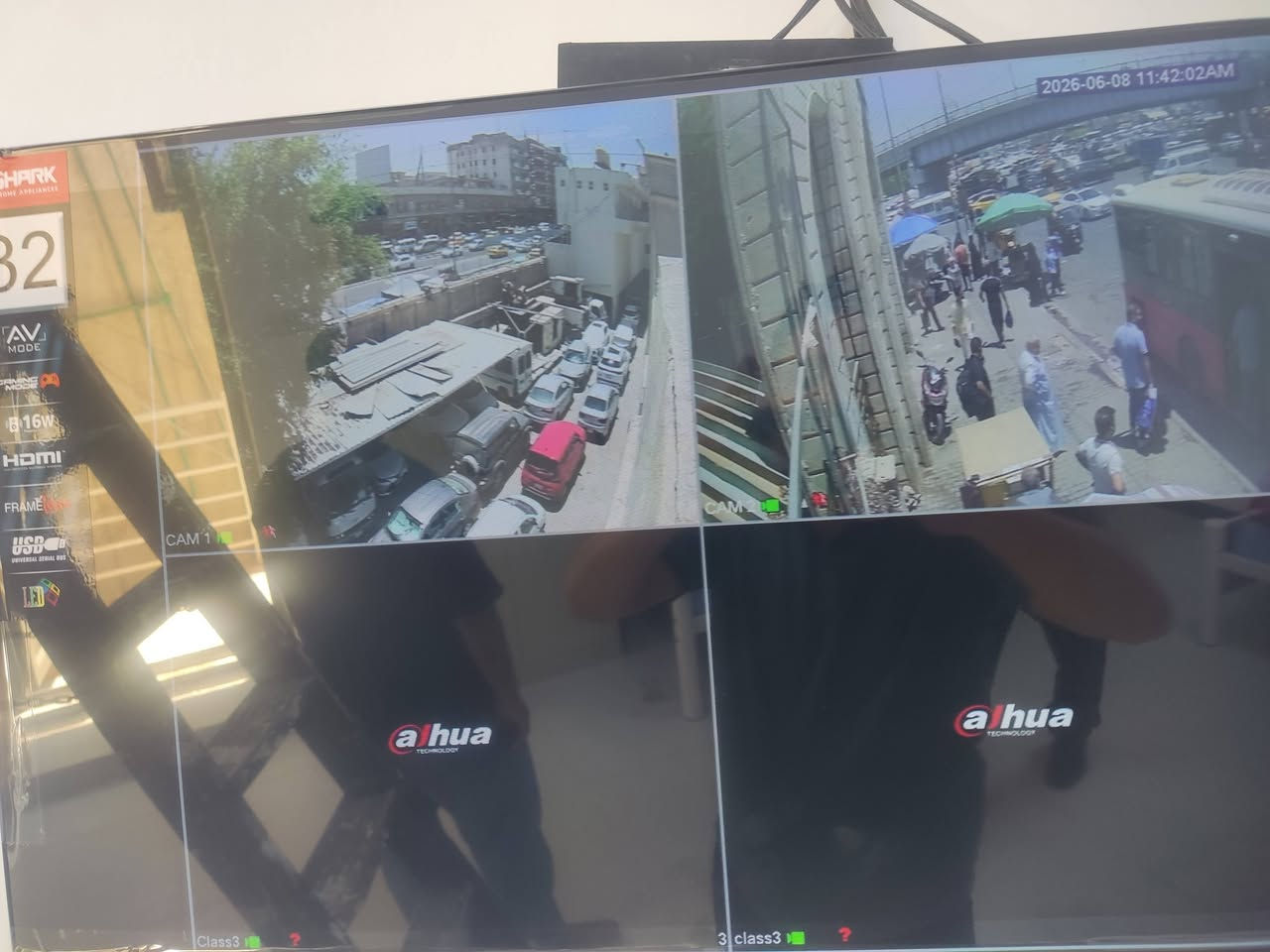 اشتري الاصلي وريح بالك
😏 منظومة بأعلى المواصفات🤓 منظومة الاصدار الجديد
  2كاميرات فول كلر تصوير ليلي نهاري ملون حتى بدون اناره وصوت وصورة مع يو بي اس مع ديفيار وهارد 500 كيكا وروله  كيبل وبوكسات وفيش وكافة ملحقاتها وضمان سنه حقيقي

مواصفات المنظومة:-

⭕️ 4 كاميرات دهوا دقة 2 ميكا الاصدار الجديد اربع فلاشات 
       وزاوية واسعة لتغطية اكبر مساحة تصوير ليلي نهاري ملون 
       حتى بدون اناره وصوت وصورة بدقة عالية .

⭕️ ديفيار دهوا 4 جنل يشغل جميع انواع الكاميرات ويدعم 
       اللغة العربيةويمكن ربطه على الموبايل ببرنامج خاص.

⭕️ كيبل رولة 100م مسلح ونحاس دبل تغليف 

⭕️فيش كامله PNC 8. فيش POWER 8

⭕️ هارد 500 كيكا اصلي يسجل 21 يوم

⭕️بوكسات كاميرات عدد 4 لحماية الفيش من العبث والرطوبة

⭕️ يو بي اس ليثيوم اصلي يعتبر جهاز حماية ومنظم فولتية وتلغي كافة المحولات وتشغل مباشر علية المنظومة مع الانترنت 

⭕️ راك حديد لحفظ الديفيار واليو بي اس 

⭕️ هديه ماوس واير ليس 

⭕️ كيبل HD 4k .

⭕️ضمان بالكاميرات والديفيار سنه كامله.
الحويش ـــ قرب المقاهي القديمه 
تجهيز ــــــ نصب ــــــ صيانه 
👍لمزيد من المعلومات 👇مراسلتنا على الخاص او***********واتساب 
م. علي
