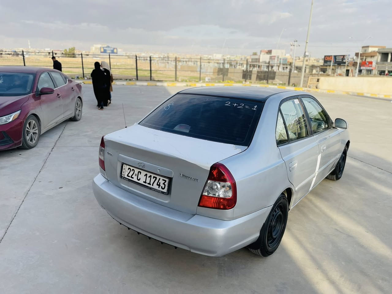 ماشاءالله تبارك الله
***********
هوندا فيرنا 2009
گير/ عادي
سياره ماشاءالله نصيف
تاخم تايرات جديد
‎رقم جديد اربيل 
 abs __
سوكان باور 
داخل و خارج كلش نضيف بيلاد.  
قفل مركزي كونترول/
بدون ضربة او دعم 
***********
مكاني كركوك
