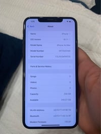 آيفون XS ماكس • ٢٥٦ • فيس آيد ما يشتغل