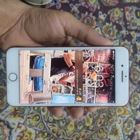 ايفون 7 بلاس✅ احمر✅  ذاكره 128✅  مبدل بس بطاريه 100%✅  كله شغال فقط كا...