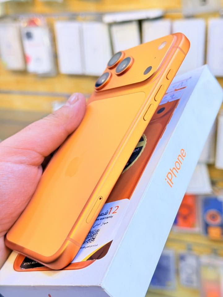 ايفون 17برو ماكس ذاكره 256بطاريه 100‎%‎مشحون 28مره جهاز اخو جديد زلغ واحد مابي وتر بروف جهاز بمعنه كلامه نضيف هوه جديد سوه لوان مميز داخل ضمان وكاله سنه كامله 
سعر 2050الف قفله من الاخير 
بغداد البياع شارع عشرين مكتب ماستر للمبايل 
***********
