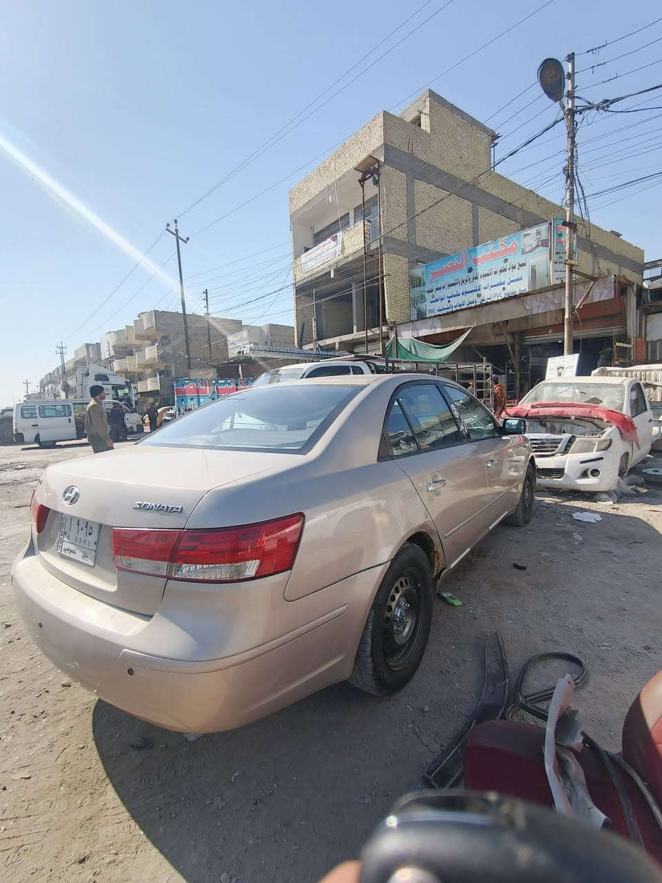 سلام عليكم سوناتا البيع موديل 2006 رقم بابل سياره مصبوغه عام خير من الله تخم تاير ميكانيك دواخل جديد مكان سياره بغداد التفاصيل شراي ينتصل *********** غير متواجد ع فيس
