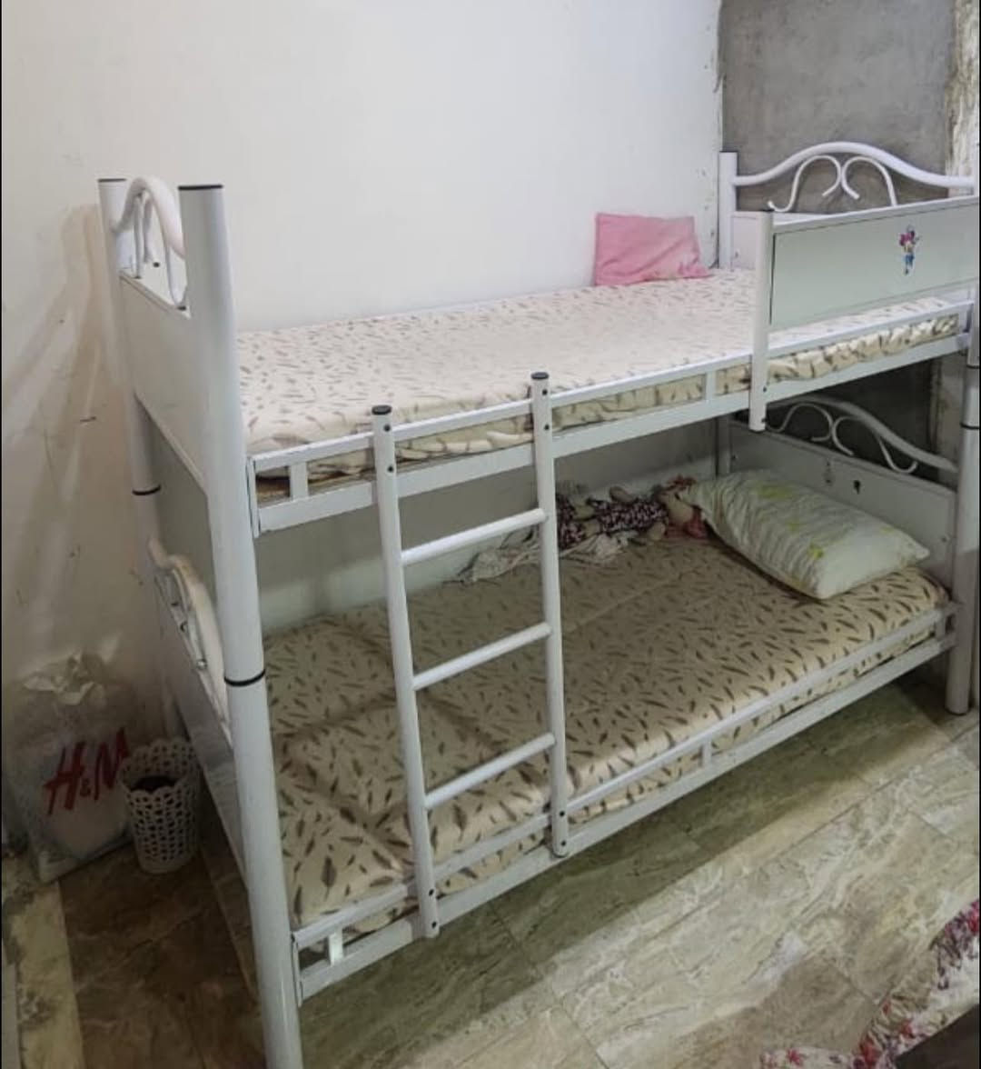 جرباية طابقين حديد نظيفة جدا مع دواشك ثنين

من عمر 4 سنوات الى عمر 16 سنة وتتحمل اوزان ثقيلة

للاستفسار مراسلة الصفحة


**إذا كنت صاحب هذا الإعلان وتريد حذفه لأي سبب، رجاءا أرسل رسالة إلى الدعم الفني**