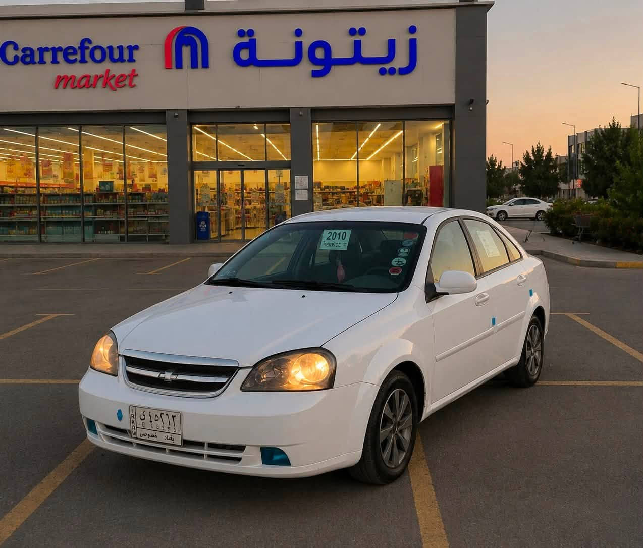 ســـلام عــلــيــكم
شـوفـر لـيت اوبــتـرا 
موديل : 2010
العداد : 175 km 
بيه صبغ البنيد  اثر جراد بدون دواخل شرط الفحص كفاله عامة عدا البنيد من الصبغ والضربة والتبديل
محرك 1.6 دوش شرط لاتبخير ولاتنقيص 
كير اوتوماتيك 
* جام كهربائي 
* ⁠لايت زينون عالي الاصلي 
* ⁠تخم ويل
* ⁠تخم تايرات جديد 
* ⁠منفذ AUX + بلوتوث 
* ⁠كشنات نظيفة
السيارة جديدة استخدام شخصي مال بيت حدادية وميكانيك خير من الله رقم بغداد الأماني مشروع وطني غرامات مصفرة سنوية لل ٢٨ جاهزة من كل النواحي السعر المطلوب 73$ وبيها مجال بسيط مكاني بغداد الرصافة الشراي يتصل ***********
