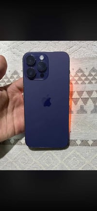 جهاز ايفون 14 إبرو ماكس البيع بطاريه 97 ذاكره 256 السعر 900 الف وبيه م...