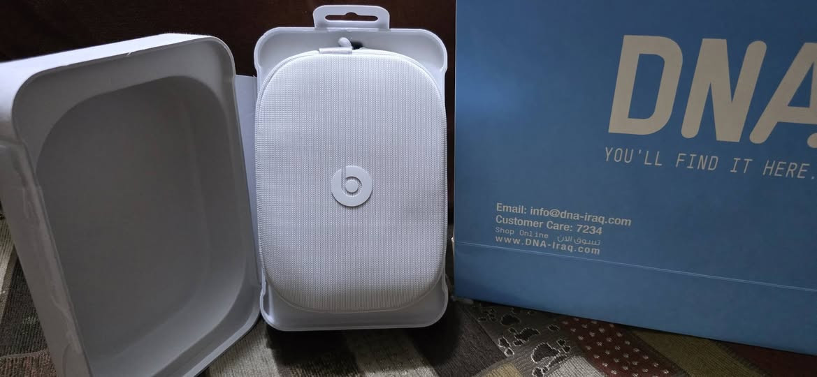 #لمن_يبحث سماعات شركة بيتس اوديوا الاصليه / ضمان عام كامل 50 ساعه تشغيل متواصل  تقنية تتبع حركة الرأس صوت محيطي دولبي ااوتمس/ عزل تام ولا ينصح بأرتدائها على الطرقات العامه حسب ما مكتوب / اكيد اليعرفه يعرف قيمته  مكاني بغداد 
#للمهتمين فقط


**إذا كنت صاحب هذا الإعلان وتريد حذفه لأي سبب، رجاءا أرسل رسالة إلى الدعم الفني**