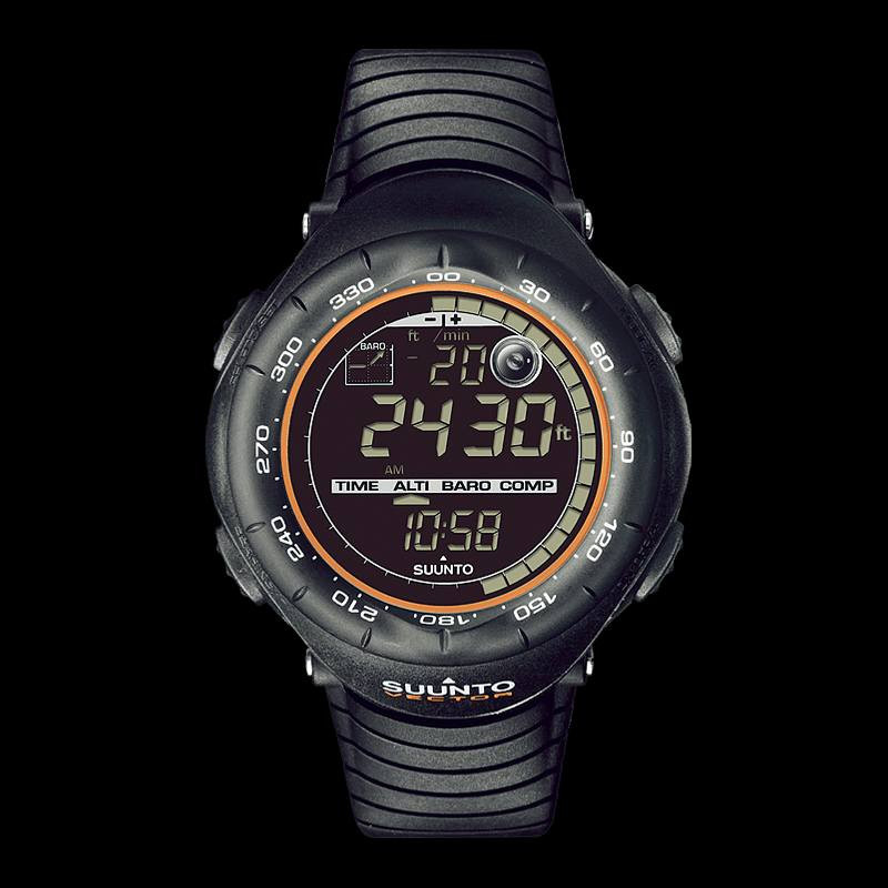 ساعة Suunto Vector، وتحديداً إصدار XBlack الذي يتميز بإطار أسود وشاشة رقمية معكوسة (خلفية سوداء وأرقام فاتحة). تُعد هذه الساعة من أشهر الساعات المخصصة للأنشطة الجبلية والبرية، وتُعرف بوظائفها الأساسية الثلاث (ABC): الارتفاع، الضغط الجوي، والبوصلة.
￼Suunto +3

المواصفات والوظائف الرئيسية

تتضمن الساعة مجموعة واسعة من الأدوات المخصصة للمغامرين: 

￼Suunto +1

مقياس الارتفاع (Altimeter): يقيس الارتفاع حتى 9000 متر (29,500 قدم)، مع إمكانية قياس سرعة الصعود والهبوط.

مقياس الضغط الجوي (Barometer): يعرض الضغط الجوي الحالي ودرجة الحرارة، كما يتضمن مؤشر اتجاه الطقس للتنبؤ بالتغيرات الجوية.

بوصلة رقمية (Compass): تسترشد بالنقاط الأصلية وتتضمن ميزة تعديل الانحراف المغناطيسي لزيادة الدقة.

وظائف الوقت: تشمل الوقت (بصيغة 12 أو 24 ساعة)، والتقويم المبرمج حتى عام 2089، وثلاثة منبهات يومية، وساعة إيقاف، ومؤقت عد تنازلي.

التصميم والمتانة: الإطار والهيكل مصنوعان من مواد مركبة (Composite) مع زجاج من الأكريليك، وهي مقاومة للماء حتى عمق 30 متراً. 

￼suunto apac +4

معلومات تقنية

البطارية: تستخدم بطارية من نوع CR2430، وهي قابلة للاستبدال بسهولة من قبل المستخدم.

الإضاءة: مزودة بإضاءة خلفية كهربائية (EL) لسهولة القراءة في الظلام.

الوزن: خفيفة الوزن حيث تزن حوالي 54 غراماً فقط. 

السعر 75 الف مع التوصيل


**إذا كنت صاحب هذا الإعلان وتريد حذفه لأي سبب، رجاءا أرسل رسالة إلى الدعم الفني**