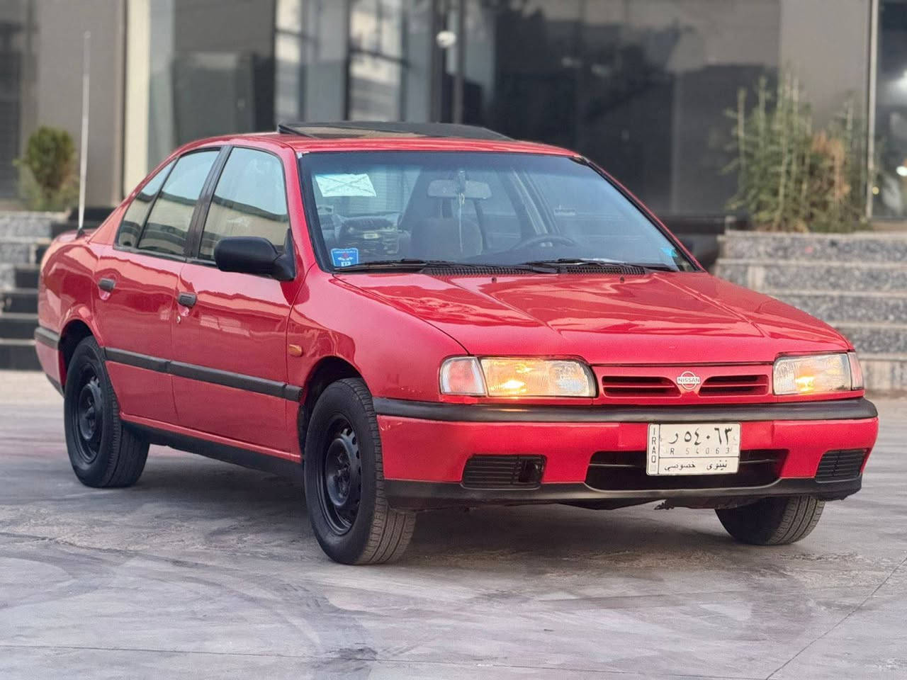 السعر 43$$        ***********
نيسان بريميرا موديل 1992 مكينه كير شرط حجم 16 كير عادي جامات كهرب طخم أمامي خلفي جديد صبغ عام جماليه رقم نينوى ألماني مشروع وطني شرعي موجود شرط التحويل
