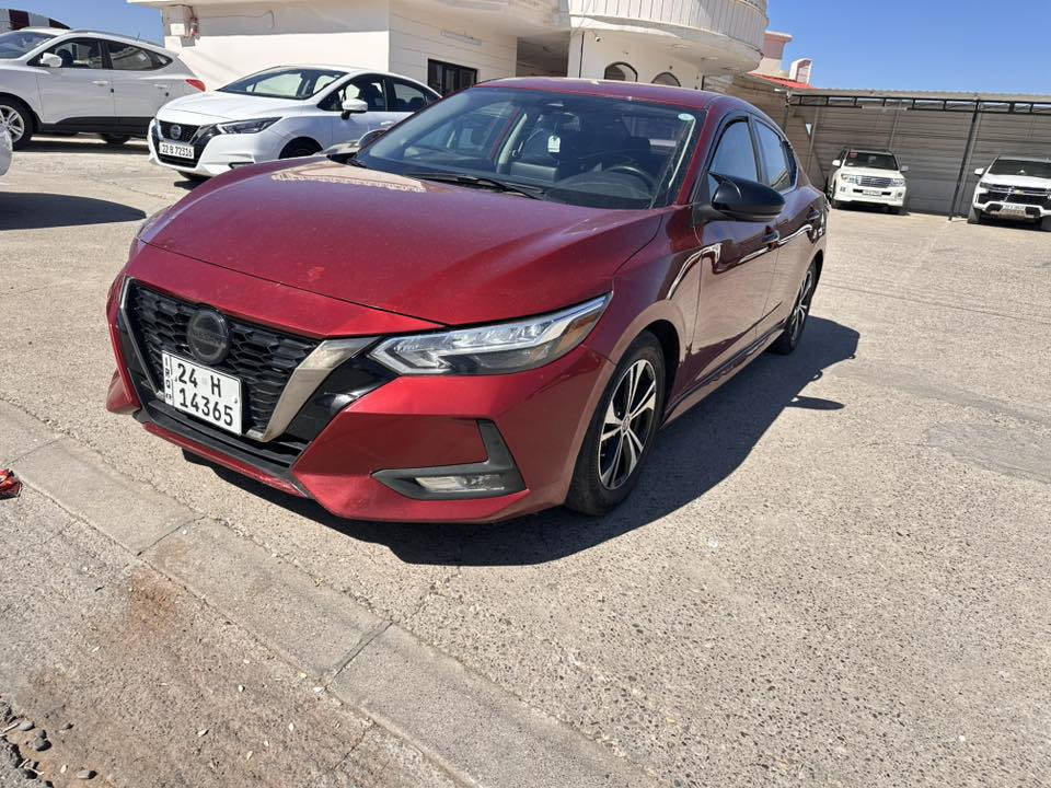 Nissan sentra 2021 SR 
بدون ظرر بدون سبخ صور ورقم الشاصي مرفق مع صور المنشور السياره بدون ايرباك بدون تعديل كير محرك تحويل غرامات شرط السعر 114$ ***********

