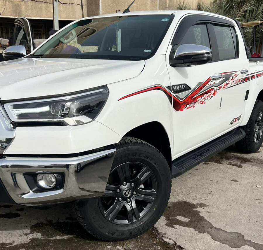 ‏‎تويوتا هايلوكس 2024 
عداد السيآرة 60 الف
مرقم اربيل كامل بسمي 
‎‏‎ضمان شركه ساز 
‎‏‎*فول مواصفات بانزين 
‎‏‎بصمه
‎‏‎كشنات تبريد 
‎‏‎دشبول ليزري
‎‏‎لايت زنون 
‎‏‎حساس خلفي و كاميرا 
‎‏‎شاشة جبيره
‎‏‎مرأة كهرباء
‎‏‎بنيد جكات
‎‏‎6سماعات
‎‏‎قطعتين تبريد 
***********
