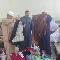 ملابس • توزيع ٣ ونص العصر • حسينيه بيت خليفه