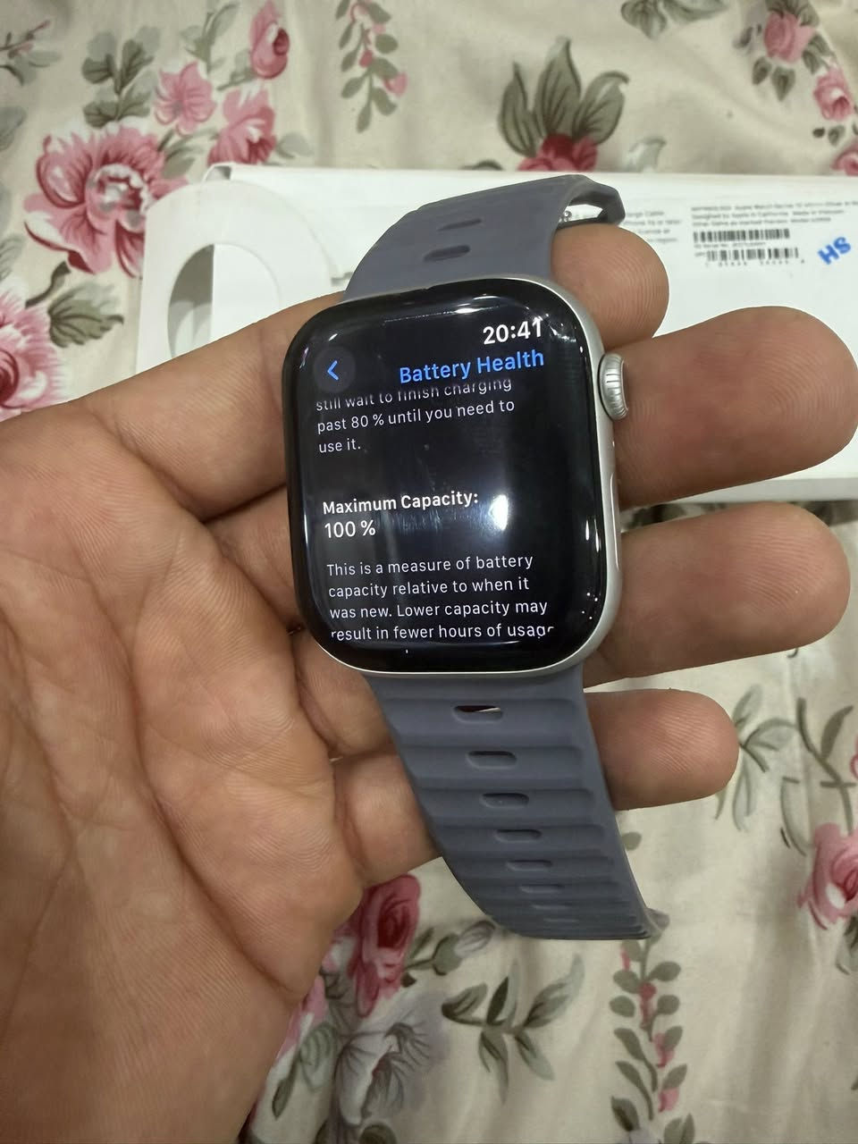 السلام عليكم
ابل ووتج الجيل 10 ، 46mm
الساعه بحالة ممتازه ، نضافتها فوول ، بيها شخوط كلش خفيفه اصلاً ممبينات 
البطاريه 100% 
يجي وياها الكيبل الاصلي + الكرتون و اكو لاصق شاشه عليها 
السعر 299 الف قفل
المكان النجف


**إذا كنت صاحب هذا الإعلان وتريد حذفه لأي سبب، رجاءا أرسل رسالة إلى الدعم الفني**