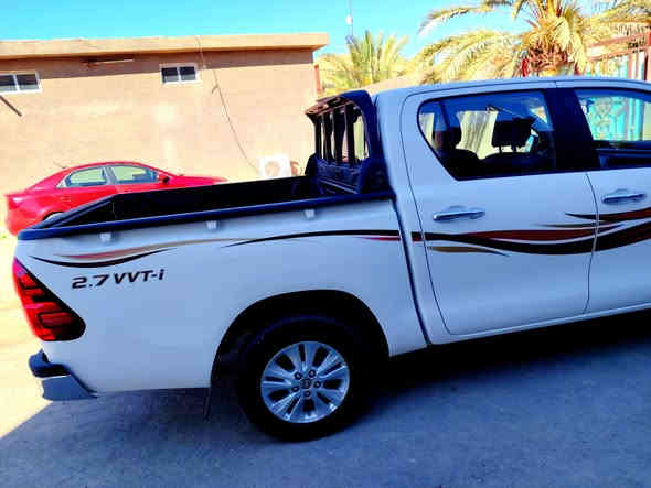 تيوتا هايلوكس كويتي  موديل 2020
فول مواصفات 

مكفوله السيارة  من الداعميه لدعاميه 

ماشية 145

استخدام شخصي فول نضافة 

رقم مثنى دولي 

تبريد دفئه كشنات 

كامرة خلفية 

شاشه كبيرة 

مانع الانزلاق 

مثبت سرعه 

كير اوتماتيك 

مال جنايه سياره نضيفه كلش 

محرك 2700

مكان المثنى

***********
