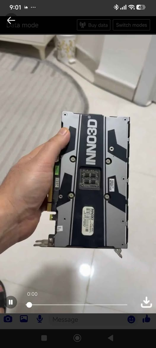 كارت شاشة rtx 2070  براند inoo3d 
نظيف أعلى درجة 74 تحت ظغط للبيع 260 الف مكاني كركوك ويوجد توصيل لجميع المحافظات 
يشغل اغلب الألعاب على دقة fhd 
ويشغل على 2k بس فريمات ضعيفة كركوك, العراق


**إذا كنت صاحب هذا الإعلان وتريد حذفه لأي سبب، رجاءا أرسل رسالة إلى الدعم الفني**