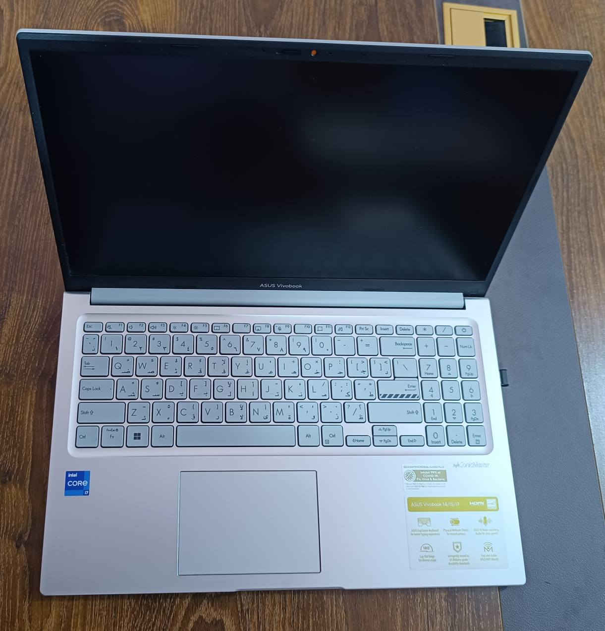 السلام عليكم 
ASUS Vivobook X1504ZA
Windows 11 Pro
64-bit
Intel Core i7-1255U (جيل 12)
10 أنوية / 12 مسار
الرام: 8 
التخزين (الهارد SSD):
C: 280 GB
D: 195 GB
المجموع الكلي: 475 GB
الجهاز فعلياً 512 GB بس بسبب النظام يطلع هيچ
المساحة الفارغة: 
C: 156 GB
D: 175 GB
التقييم النهائي للكمبيوتر: 
قوي جداً (i7 جيل 12)
تخزين 512 GB SSD سريع
مناسب للدراسة + برامج + استخدام قوي
السعر (خاص)
تحياتي حلة, بابل


**إذا كنت صاحب هذا الإعلان وتريد حذفه لأي سبب، رجاءا أرسل رسالة إلى الدعم الفني**