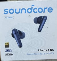 Soundcore liberty 4 nc جديدة فقط الكارتون مفتوح السعر 75 الف وبيها مجا...