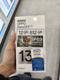 رينو 13f 5G • ٥١٢ جيجا • ضمان سنة و٦ اشهر