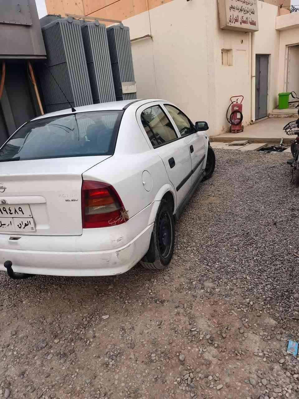 🚗 للبيع: أوبل أسترا موديل 2000 🚗
مكلف بالنشر
السعر 40 وبيها مجال 
​المواصفات:

​المحرك: محرك كَصة (تم شده قبل شهر فقط) ⚙️

​القير والمحرك: بشرط الفحص والجاهزية التامة 💯

​الرقم: أربيل (شرط التحويل) 📝

​السيارة جاهزة للبيع ومكلف بالنشر.

​📞 للتواصل والاستفسار: ***********
