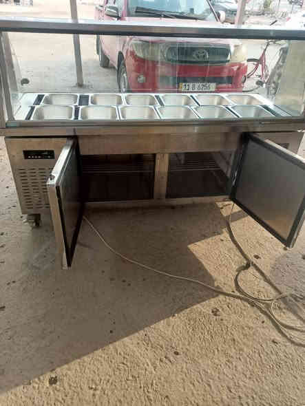 عارضة تصلح اللحوم. وال مقبلات
من رخصة الادمن عارضه قياس مترين كامله مع 12 بلانك كبير
تحتوي على غرفة خزن تجميد تبريد
العنوان بغداد جسر ديالى الكرغوليه خلف محطة الوقود شارع ماركة الهدي
الاستفسار الاتصال *********** علمنا
