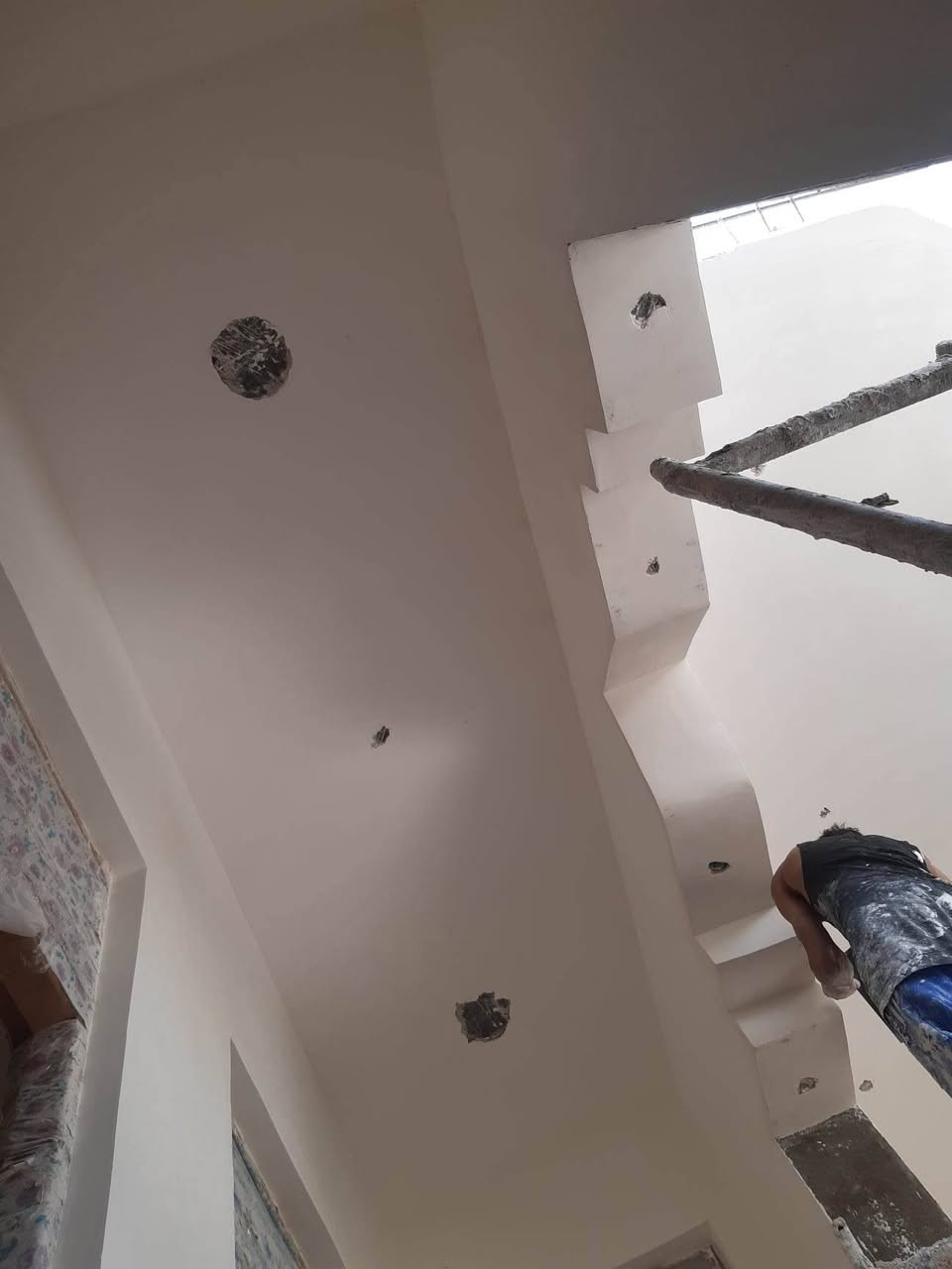 خلفات لباخ بياض جص سمنت ***********
