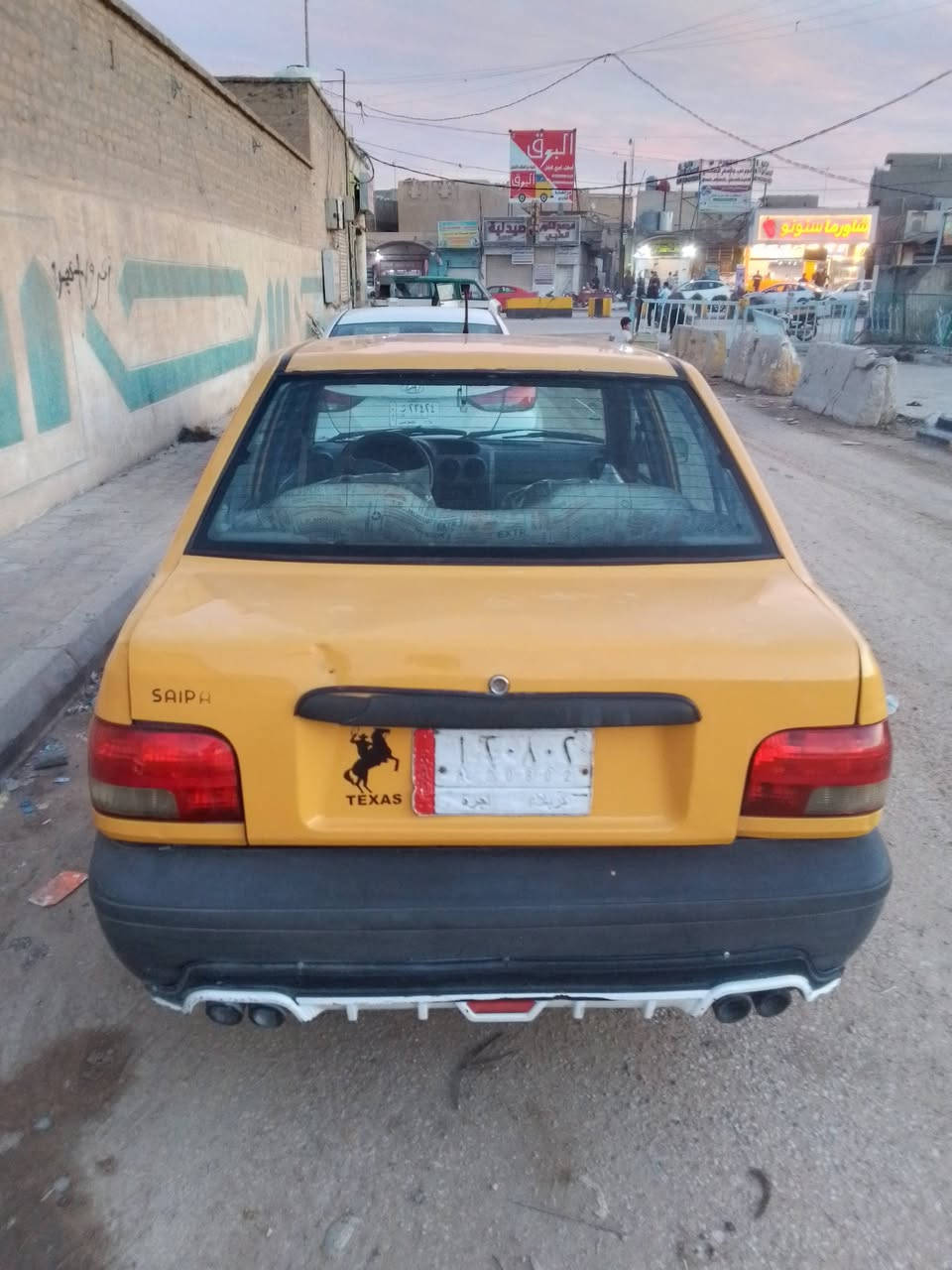 سايبا موديل 15مكينه وكير مكفولات تبريد شغال سياره كلش نضيفه مصفره هيئه وغرامات وتحويل مباشر مكانه كربلاء السعر 32 وبيه مجال ***********
