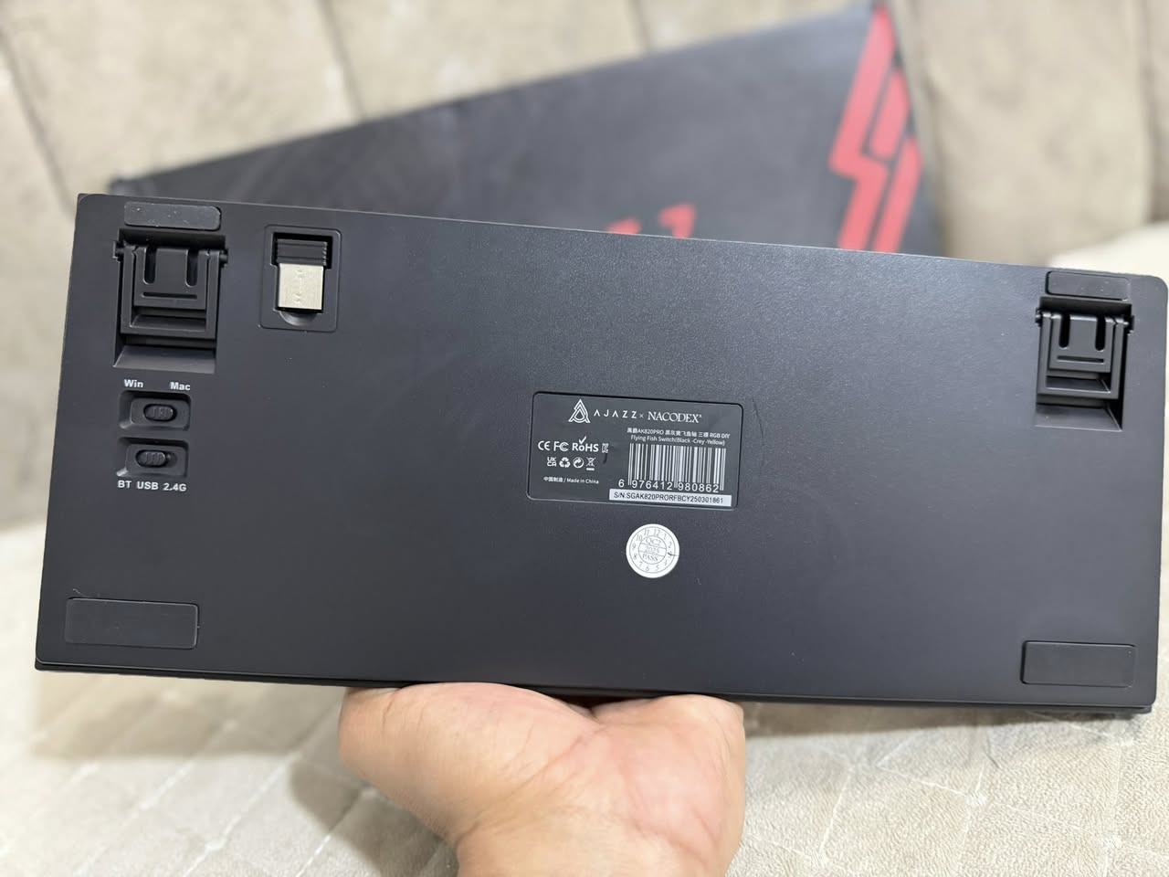 كيبورد ميكانيكي كيمنك شركة اجاز وندوز ماك بوك بلوتوث شحن قطعه عالمية تحفة 50 الف وبالعافية


**إذا كنت صاحب هذا الإعلان وتريد حذفه لأي سبب، رجاءا أرسل رسالة إلى الدعم الفني**