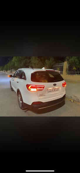 سلام عيكم         كيا سورنتو خليجي
رقم اربيل انكليزي 
موديل 2018
سنويه بأسمي جديده 
مكفوله من لصبغ ولتبديل 
( @@@@فقط ربع الجاملغ بارد ) 
لون ابيض 
٦ سلندر
 ٧ راكب 
مواصفات 
بصمتين: تشغيل وتقفيل 
بردات خلفية اصلية 
كشنات السائق كهرباء
كامرة بلادية دواره
حساس امامي وخلفي 
مري شفط 
تحكم استيرن فول 
حاكية : ابلوتوث: اوكس
تبريد ابيانو 
تبريد ٣ قطع 
اضواء ترحيب
اشاير بلمري 
يدات نيكل اصلي 
لد خلفي
لد امامي
ويل اكروم ١٩ خمسه ويل كب
ماشية 125  الف حقيقي
كير ومكينة وصدر  وتبريد خير من اللة 
سيارة جديدة معنى الكلام مال بيت 
مابية اي نقص 
 
السعر245 وبيهه مجال بسيط 
العنوان سامراء ***********@إشارة
