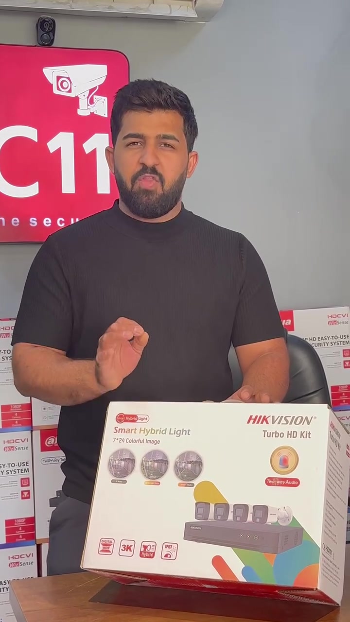 إذا تبحث عن نظام مراقبة متكامل يجمع بين الجودة العالية والسعر المناسب، فهذا العرض هو خيارك الأفضل 🔐📹

✨ مع نظام Hikvision Turbo HD Kit، راح تحصل على تجربة مراقبة احترافية بميزات متطورة:

🔹 دقة تصوير عالية تصل إلى 3K لصور واضحة وتفاصيل دقيقة
🔹 تقنية Smart Hybrid Light لرؤية ليلية ملونة 24/7
🔹 نظام مقاوم للعوامل الجوية بمعيار IP67 (مناسب للداخل والخارج)
🔹 صوت ثنائي الاتجاه (Two-way Audio) للتواصل المباشر
🔹 تسجيل مستمر وثابت مع جهاز DVR قوي
🔹 إمكانية المراقبة من الموبايل بكل سهولة ومن أي مكان

💡 مثالي للمنازل، المحلات، المكاتب، والمخازن – أمانك صار أذكى وأسهل!

🔥 عرض خاص (جملة ومفرد) مع تجهيز كامل وتركيب احترافي

📍 موقعنا: منصور مقابل مجمع رويل ستي 
📞 للاستفسار والطلب: ***********

📩 راسلنا الآن واحصل على أفضل سعر وأقوى حماية لممتلكاتك!
