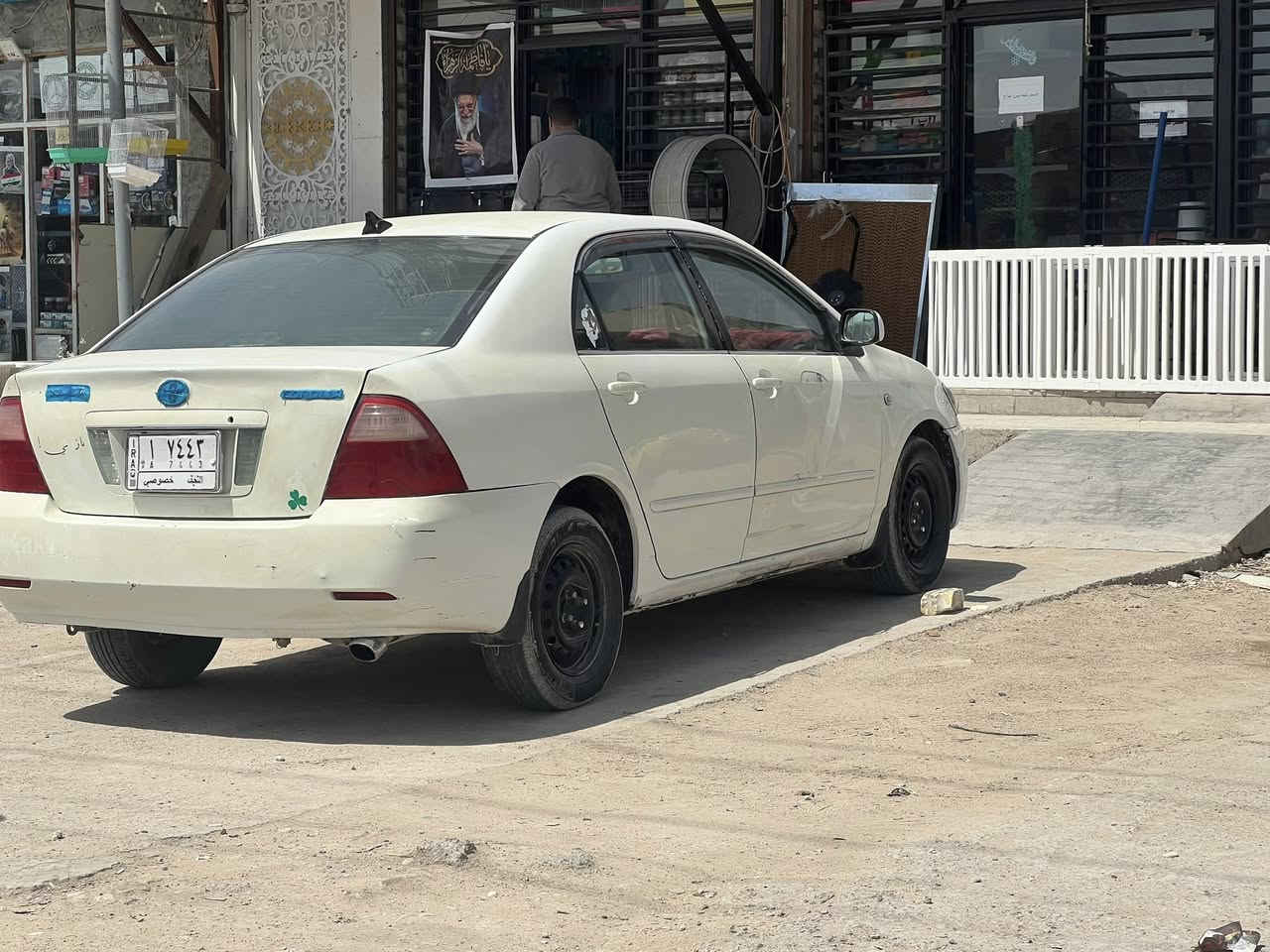 كورلا بيكاتشو خليجي 2007
سيارة اقتصادية واعتمادية وتمشي بيها بدون تعب،مال جناي
- اللون: أبيض
- مكينة: 4 سلندر 1800
 .يسرة بلاد
مكينة وگير نظيف
 تبريد شغال ممتاز
تايرات حدادية
بيها جاملغ الايمن مبدل والباقي كفالة
السيارة استخدام شخصي ، جاهزة ، والفحص مفتوح للجادين.

السعر: 82 وقابل للنقاش للجاد فقط
الموقع: النجف
***********
سيارة عملية ومناسبة للاستخدام اليومي
