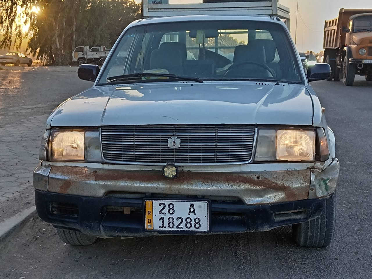 السلام عليكم
بيك اب تاتا
موديل ٢٠٠٠
محور مكينة تيوتا جمرة شرط بالجيس ٢٠٠٣
كير محور اوتماتيك بطه
دوشمة جديدة
تخم تاير قبل شهر شديته +سبير
سيارة كفاله كير ومكينة واكسل.
بيها خياسات يرادلها شغلات بسيطة
سيارة باسمي رقم نجف مشروع وطني 
سعر ٥٠ وبيها مجال
مرواس إذا اكو كيه تك وحاضر للفرق
مكان بغداد ***********
