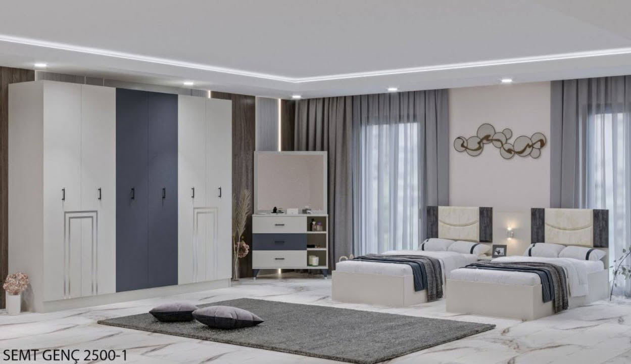 ♦️🔈 *تم وصول*🔈♦️
*موديل* سيمات - شبابي  * 
 
♦️ *5 *قطع ابواب* *شبابي *
♦️ *كنتور*220  سم صافي داخل كنتور 52  سم برغي جوي حديد 

♦️ *ميزت تواليت نفس الصوره 85 سم 
♦️ *كومدي عدد 1 مع ظهر إنارة 
♦️ *سرير *95*195 سم* عدد 2

*السعر 625 الف 

توصيل بغداد مجانا 
اطراف ٢٠ الف 
محافظات ٧٥ الف


**إذا كنت صاحب هذا الإعلان وتريد حذفه لأي سبب، رجاءا أرسل رسالة إلى الدعم الفني**