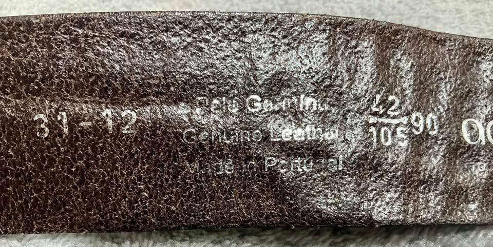 حزام جلد تمساح طبيعي قياس 105 سم


**إذا كنت صاحب هذا الإعلان وتريد حذفه لأي سبب، رجاءا أرسل رسالة إلى الدعم الفني**