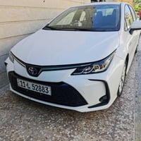 كورلا هايبرد موديل ٢٤ مكفوله عدا شخط زغير بالجاملغ الامامي ماشيه ٣١ ال...