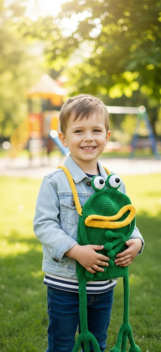 شنطة "الضفدع الضاحك" بالكروشيه، قطعة فنية كلها تفاصيل وحب. مريحة، خفيفة، وأكيد رح تلفت كل الأنظار لانها تصميم فريد مو موجود بالأسواق
​مين حابب يلبس طفله قطعة مميزة ومصنوعة يدوياً بكل إتقان
(متاح الطلب الآن، للستفسار تواصلوا معي عالخاص 💌)
​#كروشيه #شغل_يدوي #أزياء_أطفال #شنط_كروشيه #handmade #crochet_love


**إذا كنت صاحب هذا الإعلان وتريد حذفه لأي سبب، رجاءا أرسل رسالة إلى الدعم الفني**