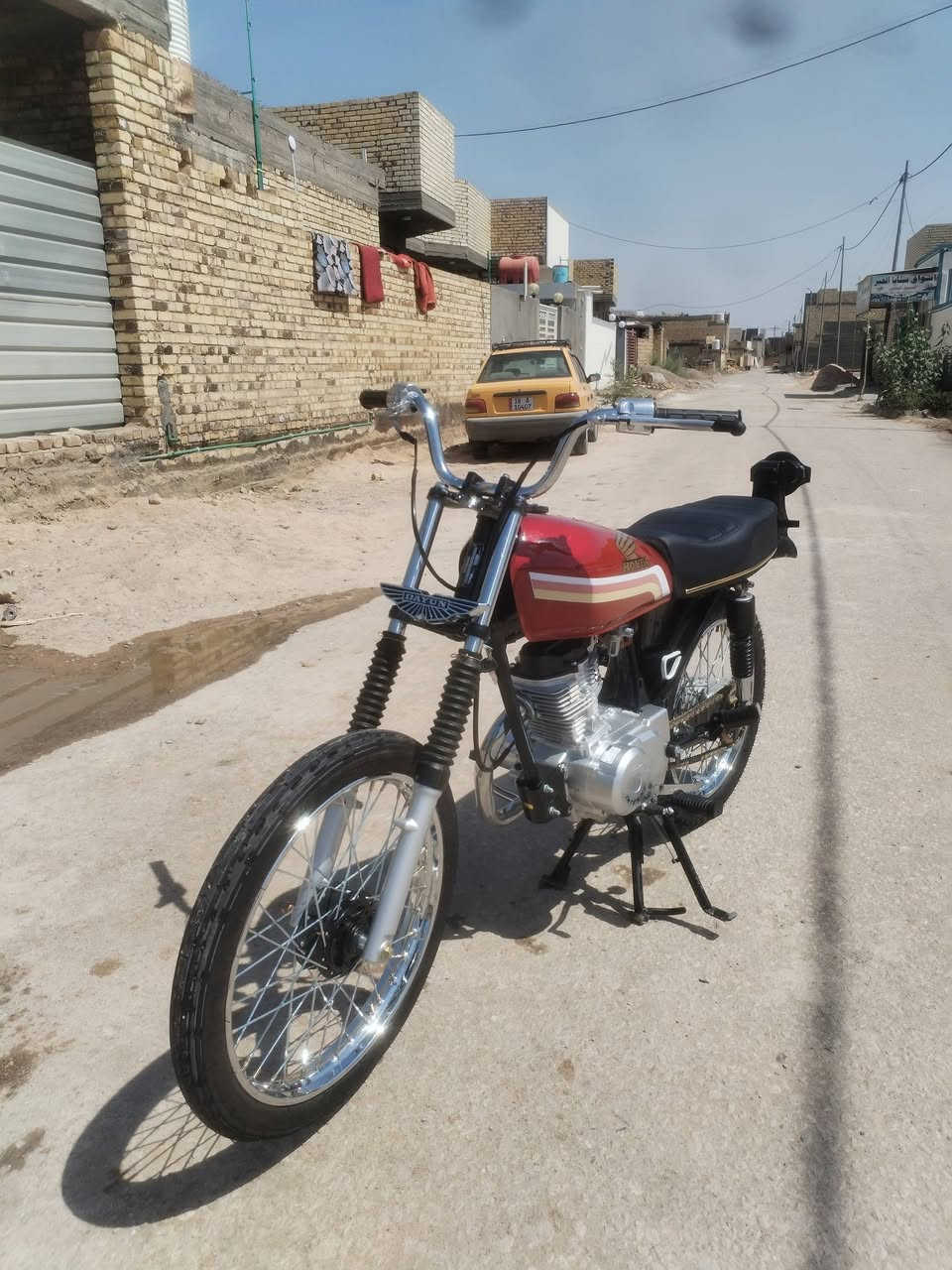 السلام عليكم  يابه ✋🏻  دراجه انتنس 🏍️ صارله 3 تبديلات دهن من عمرته دراجه نصبه فول  وبيها مكينه بطله 🐎 الدراجه مديل 2027 الشراي يجي خاص وبي خير ويدلل الموشراي لا يتعبني 😴❤️ *********** انتصال

