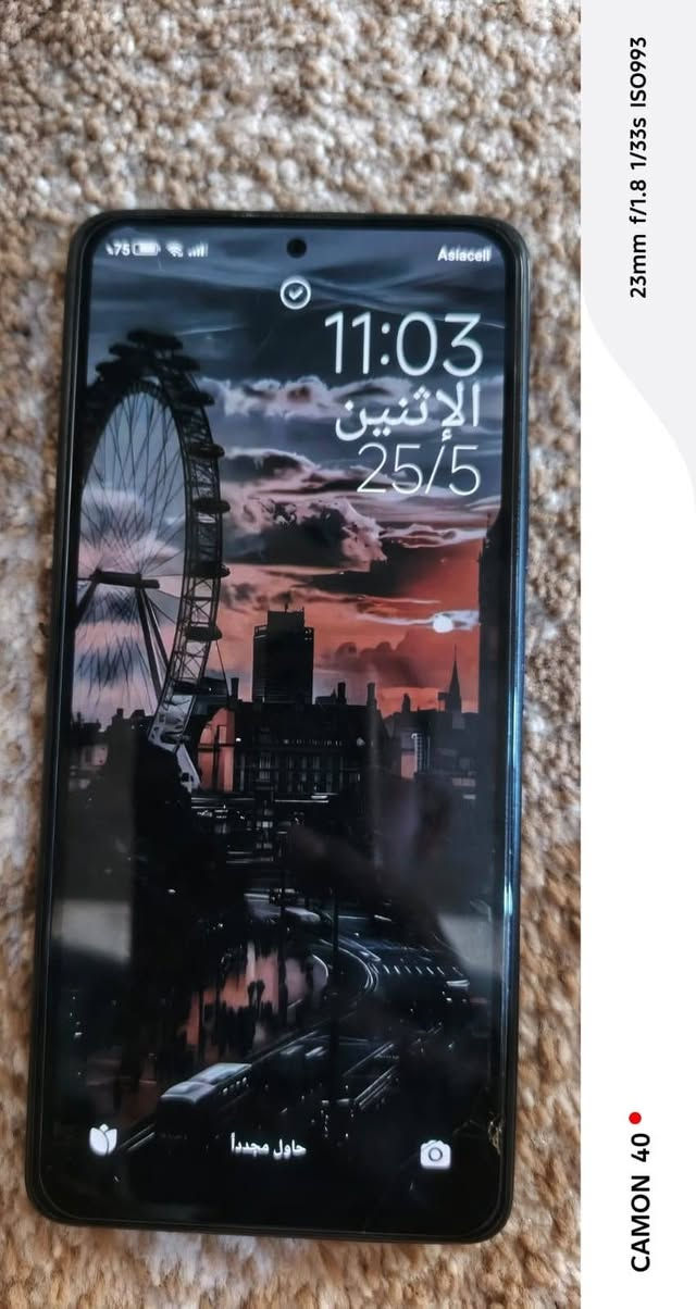ريدمي نوت 10برو
ذاكره 256 
60فريم.
 مبدل بطاريه جهاز بالشرط
بصمه وجه. وبصمه اصبع...
 السعر 200 بي مجال قليل
 مكاني جلولا 
المو شراي لايعلق  .


**إذا كنت صاحب هذا الإعلان وتريد حذفه لأي سبب، رجاءا أرسل رسالة إلى الدعم الفني**