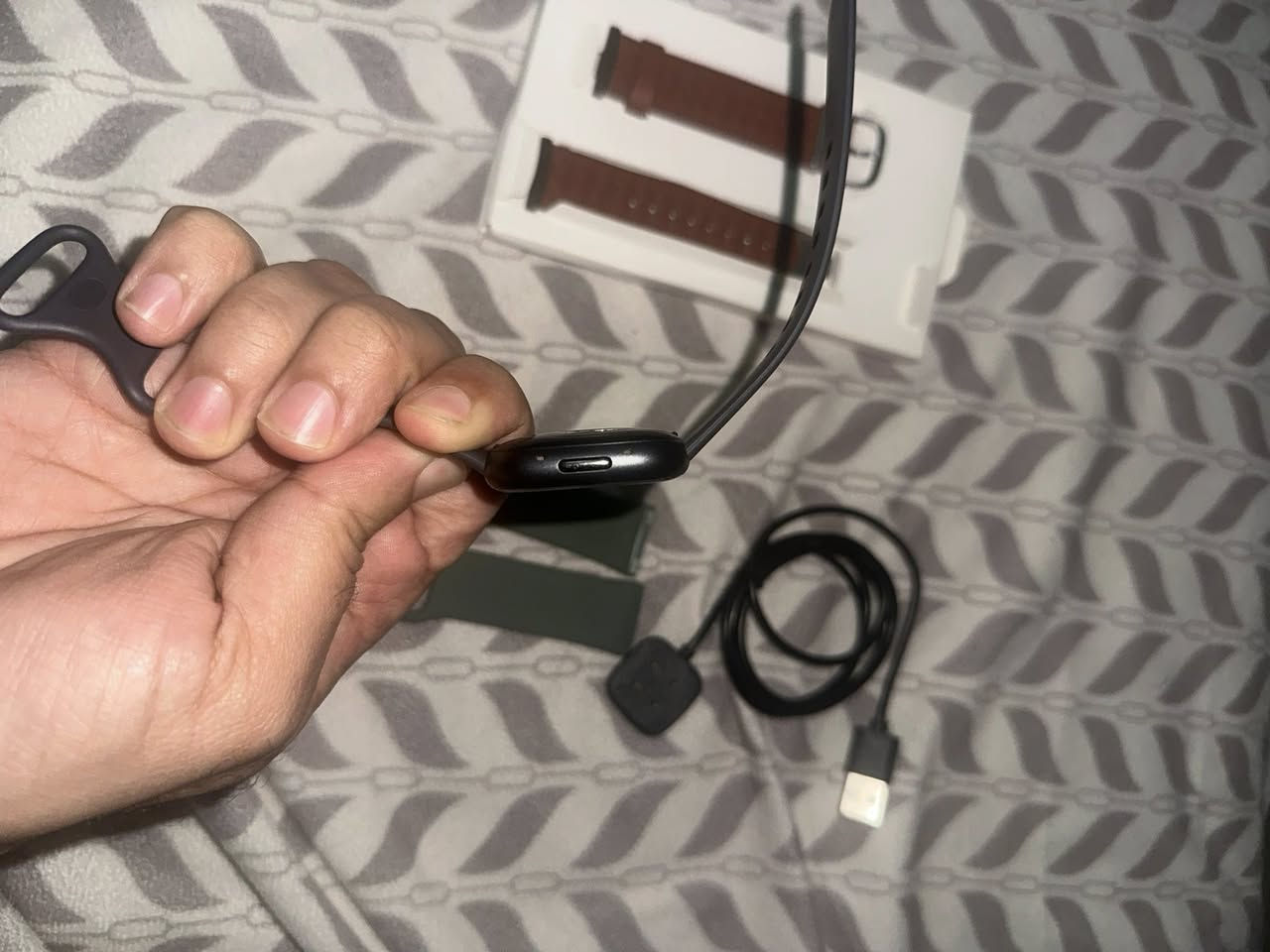 Fitbit sense 2
فت بت سينس ٢ كامل اغراض و ٢ سير اضافي ، اسود و اخضر ربر، قهواي جلد طبيعي بلادي شركة فت بت ما مستخدم


**إذا كنت صاحب هذا الإعلان وتريد حذفه لأي سبب، رجاءا أرسل رسالة إلى الدعم الفني**