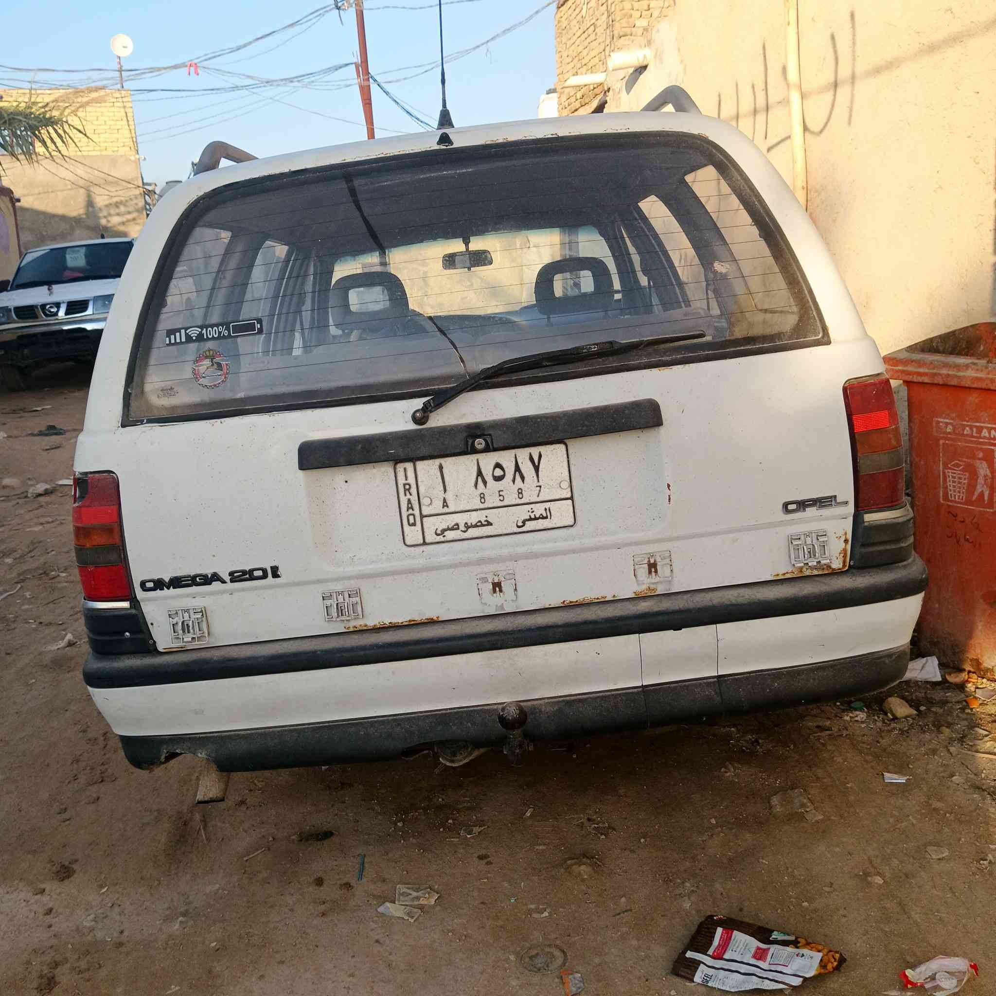 يا الله سياره أوبل اميكا اللبيع موديل 91رقم مثنى مداور مباشر سياره كله جديد كير  مكينه حداديه تخم تاير جديد العنوان النجف ***********
