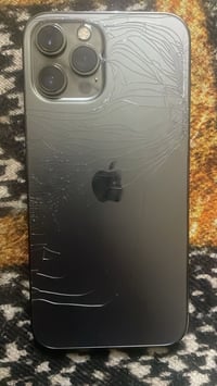 آيفون ١٢ برو ماكس • ضهر مكسور • بطارية ٧٥