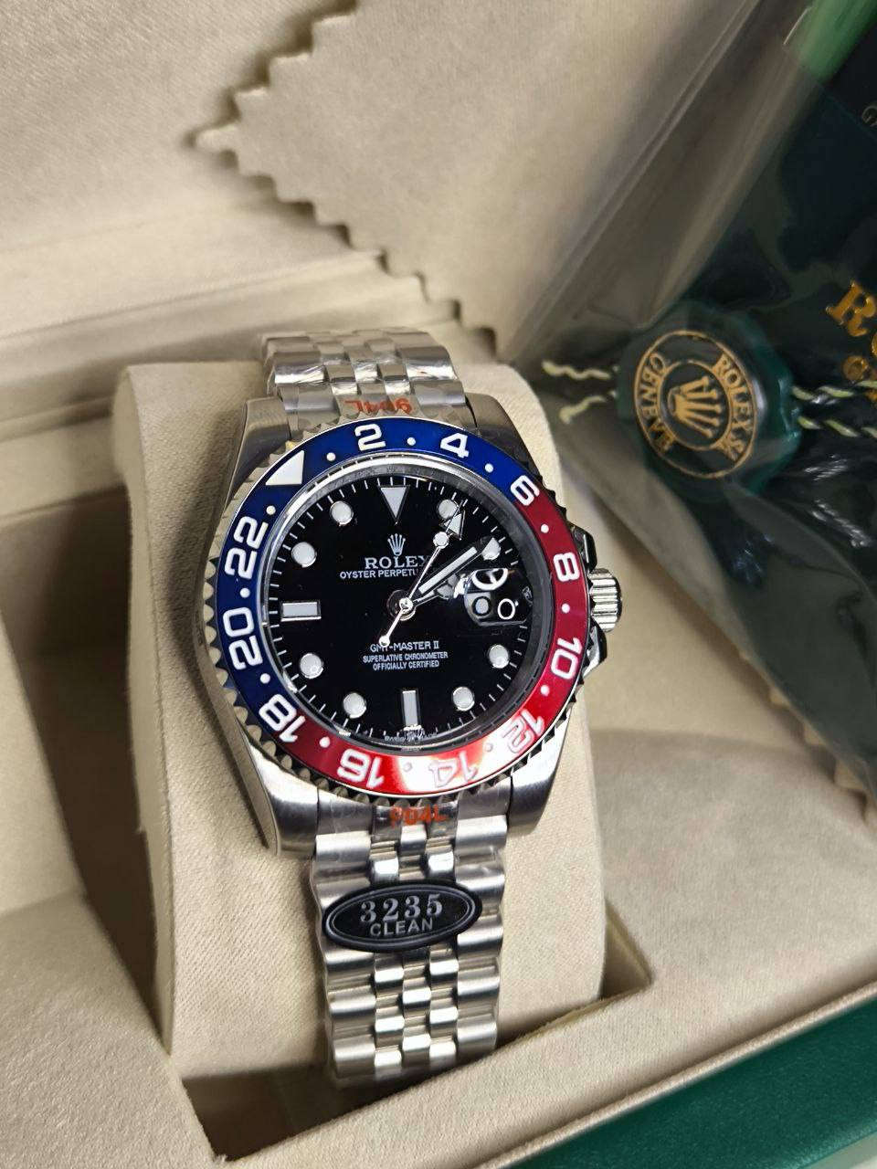 رولكس GMT سوبر ماستر ياباني🇯🇵
تحفة فنية 
مكينة اوتماتيك نصب وتكويك ياباني🇯🇵
هيكل وسوار 904L ضد الصداء 
ميناء اسود اسود فخم مزود بمنفذ تاريخ 
فول لامينوس ارقام و اميال 
زجاج زفير ضد الخدش 
مقاومة ماء وغبار 
رنك دوار جهتين 
دبل قفل اصلي  
قفل بحري
كامل الملحقات وكارتات الضمان والكتيب 

⚠️ملاحظة متوفر قطعة واحدة فقط 

السعر :- 185الف ع اول تم
للحجز والاستفسار يرجى مراسلة الصفحه


**إذا كنت صاحب هذا الإعلان وتريد حذفه لأي سبب، رجاءا أرسل رسالة إلى الدعم الفني**
