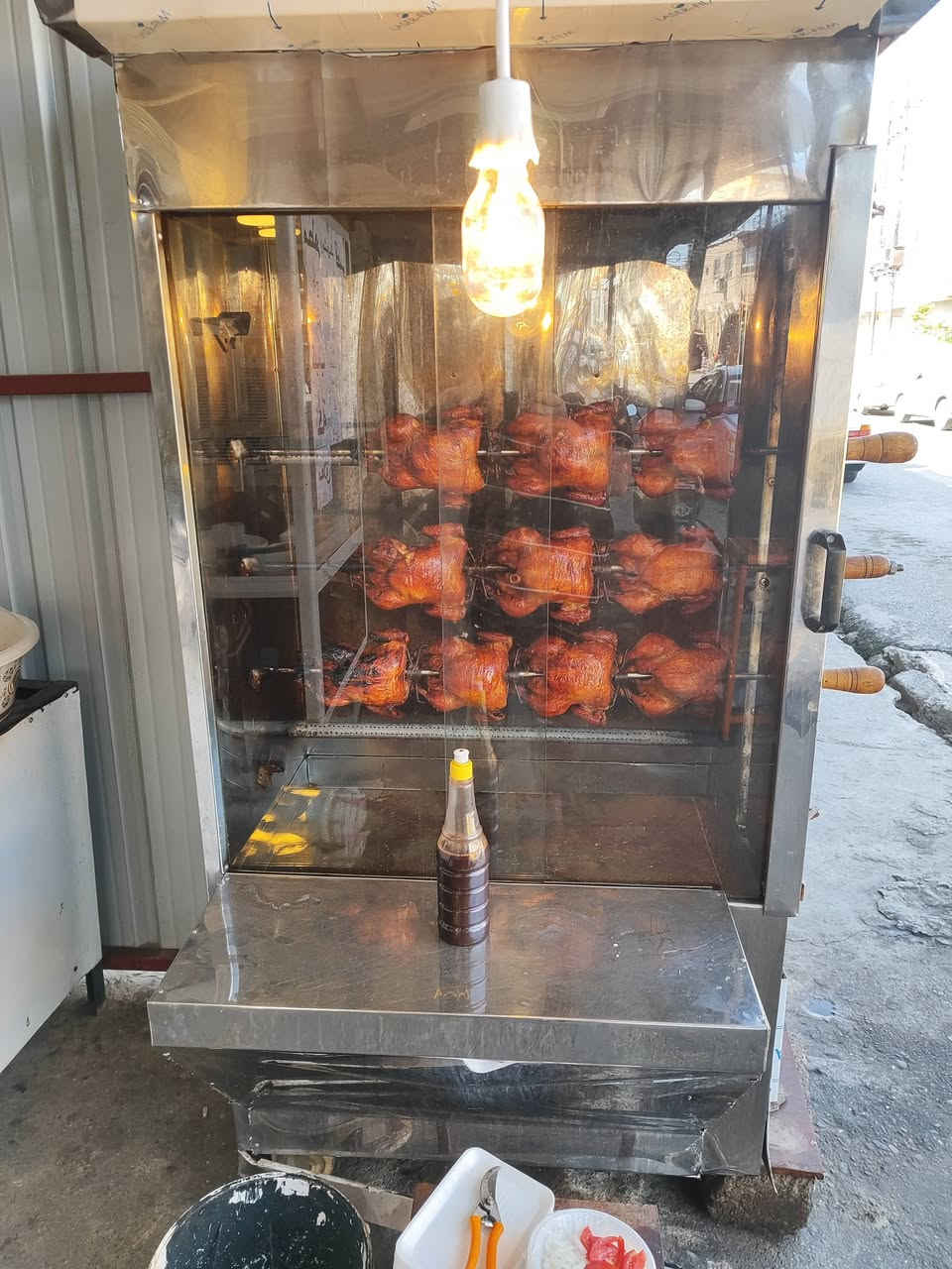 شوية دجاج خمس شياش للبيع حيل نظيفة استخدام شهرين 
الموقع حي الكرامه فرع النجارين 
السعر 250 بيها مجال قليل
للاستفسار ***********
