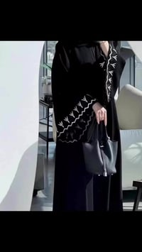 عباية ستاتي • خامة حبر • مقاسات ٤ ٥ ٦