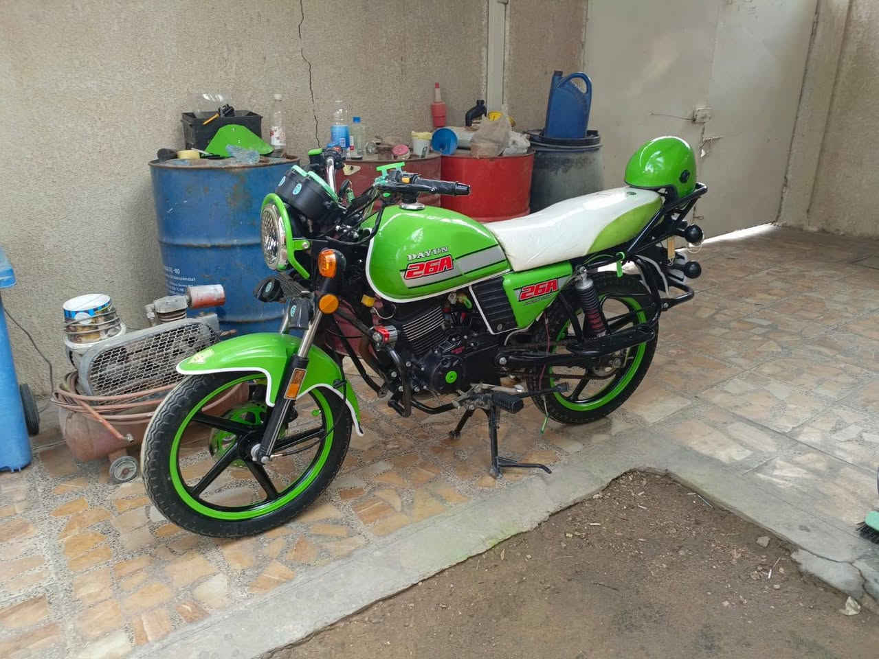 السلام عليكم دراجه دايون نفخ للبيع
موديل 22 اوراق اصولي دراجه كامله وزياده
مابيهاا اي نقص صالنصه رياضي وموجوده الاصليه
الويل وبعض الاغراض صبغ جماليه مال سيارات انفس الون
السعر مليون و800 وبيهاا مجال عنوان كربلاء حي العسكري
رقم الهاتف ***********
اثير ***********
