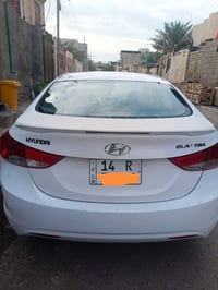 إلنترا 2014وارد خليجي رقم جديد محرك 1600 رقم بصره مكفوله من الضربه وال...