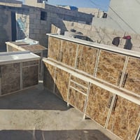 كاونتر ألمنيوم • مترين ونص • سنك مرمر ١.٥م