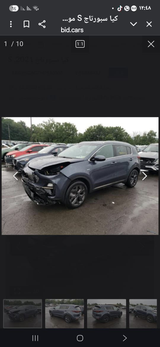 السلام عليكم
سبورتج 2021 وارد امريكي حادث بسيط 
رقم اربيل 
رادار ٣انظمه تحكم فور ويل اوتو درايف تحكم استيرن شاشه داخل جلد السياره مكفوله كير ومحرك 
ماشيه 55 ميل
السعر ١٧٥ وبيه مجال بسيط
للاستفسار ‪0773 531 0470‬
