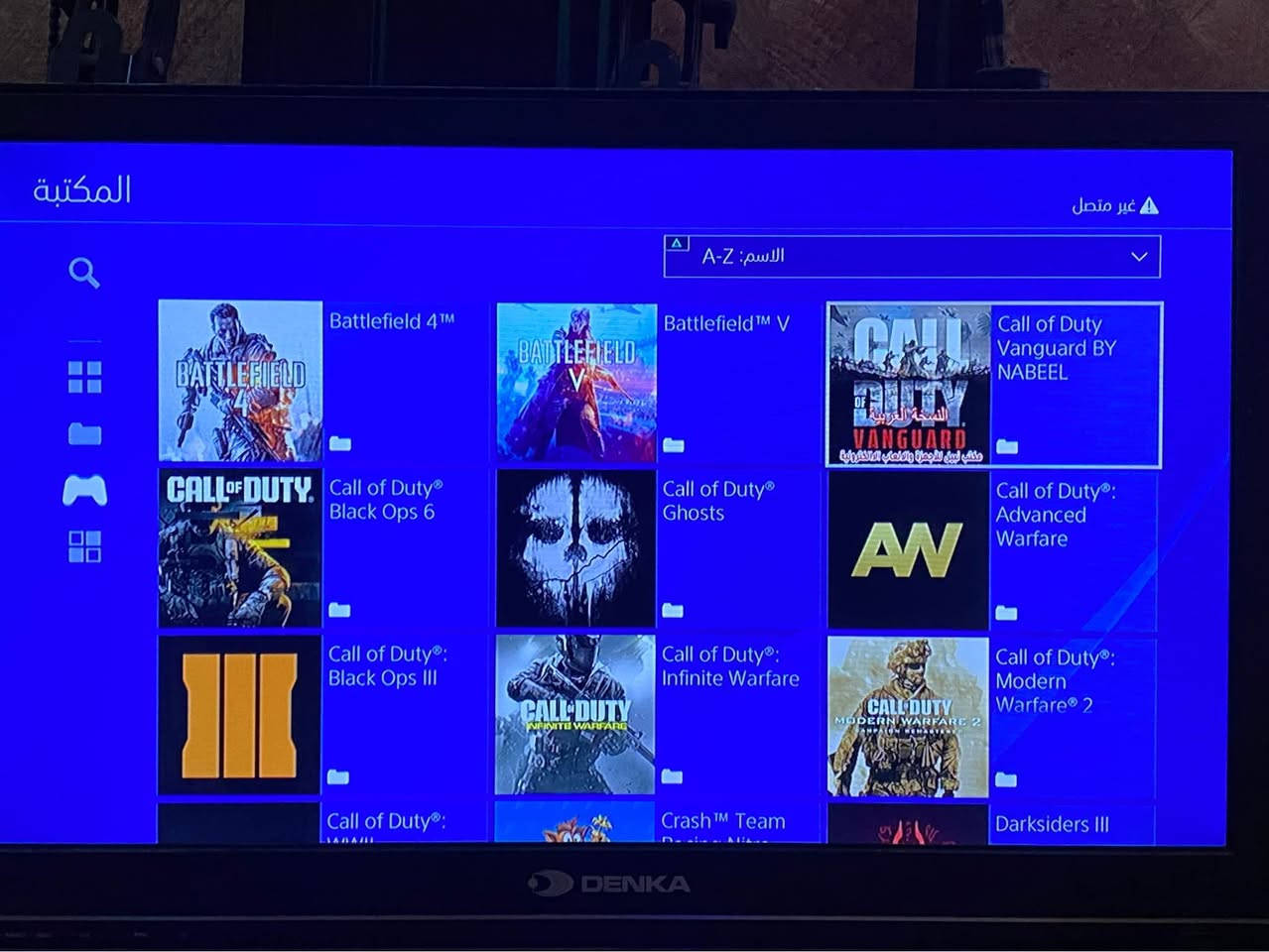 السلام عليكم جهاز بلي 4 مهكر نظام 11 كامل سعة 500 G على اخر سن  مع كامل ملحقاتة بالاضافة الى هارد 1 تيرا  يعني عندك 1500 GB مع الالعاب الي بي   تقريبا 33 لعبة يعني قلة تلكه جهاز بي هاي الكمية من الالعاب و مثل ماتشوفون البلي نظيف جدا اضافة الى لونة الابيض المميز
الالعاب الي وياه 
كل اجزاء battlefield مع الاضافات 
وكل اجزاء call of duty مع الاضافات 
وكل اجزاء God of war مع الاضافات
وكل اجزاء devil may cry مع الاضافات
وكل اجزاء tomb raider 
وكل الالعاب كرة القدم الشهيرة pes من 17 الى 21
ولعبة GTA 5
ولعبة GTA san andreas definiteve edition
بي ثلاثية Gta بداخلة
- Gran turismo sport
- crash team Racing 
- darksiders 3
- Dead or alive 5 ,6
-killzone shadow fall

السعر 300 وبي مجال

للتواصل *********** بغداد, العراق
