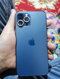 ايفون 12 برو ماكس ذاكرة 256 الجهاز مكفول ابد ما واصل صيانة +كارتون +كي...